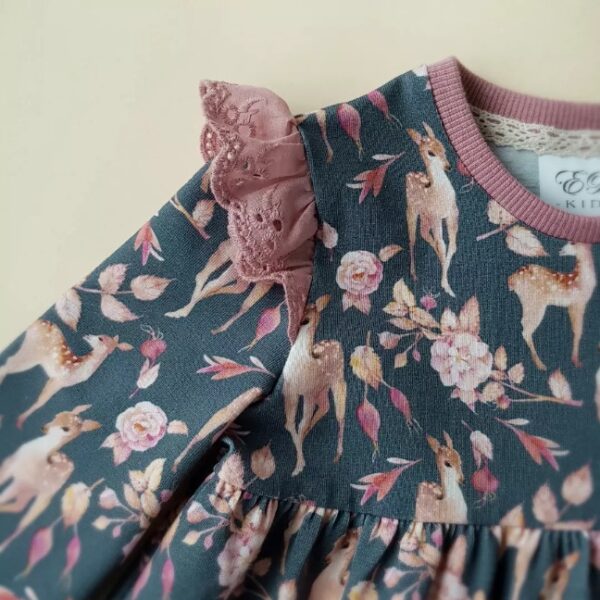 Kleid Rehe grau Gr.80 – Bild 2