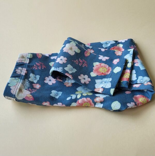 Leggings Blumen blau – Bild 2