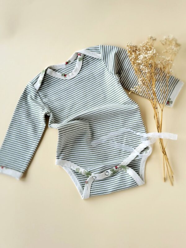 Body Streifen oliv  Gr.62