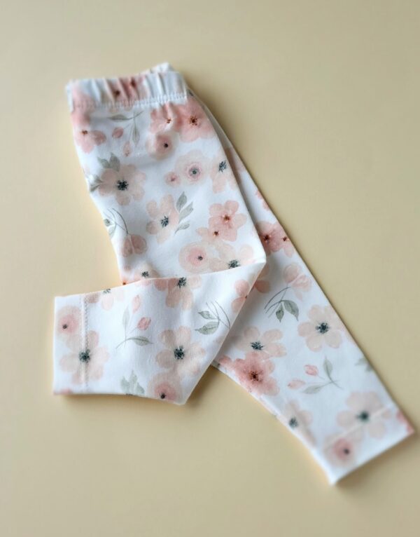 Babyleggings geblumt Gr.56