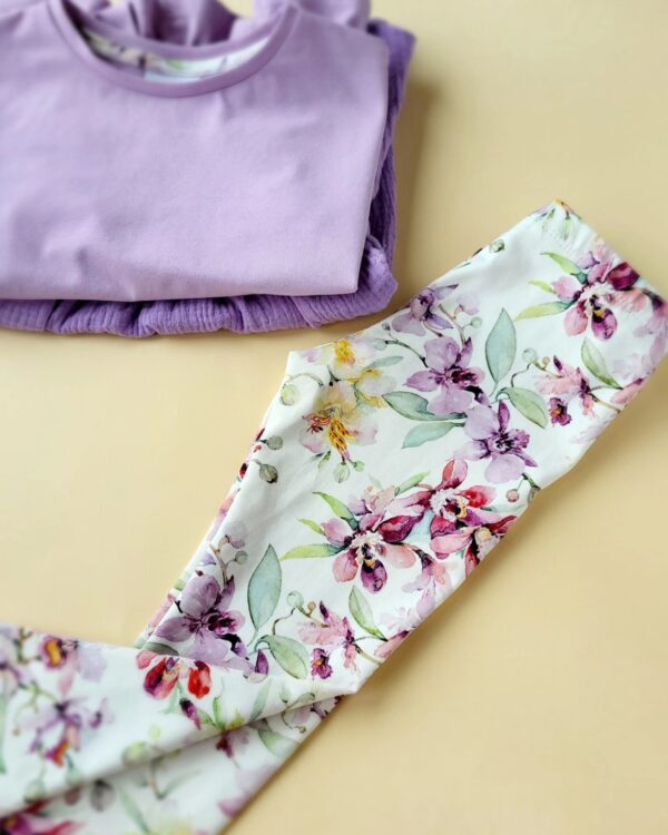 Leggings Orchideen Gr.104 – Bild 2