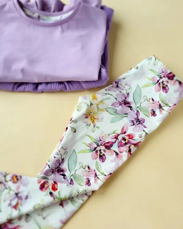 Leggings Orchideen Gr.104 – Bild 2