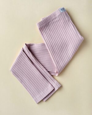 Leggings hellrosa aus Breitripp Gr. 110