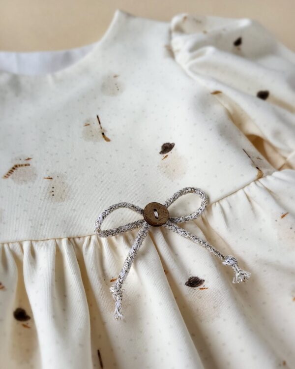 Princess-Kleid mit Puffärmel Gr. 92 – Bild 2