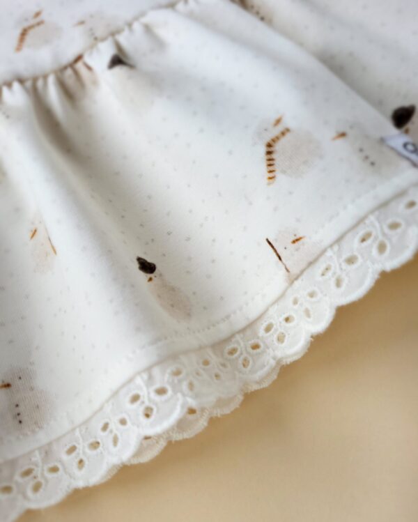 Princess-Kleid mit Puffärmel Gr. 92 – Bild 3