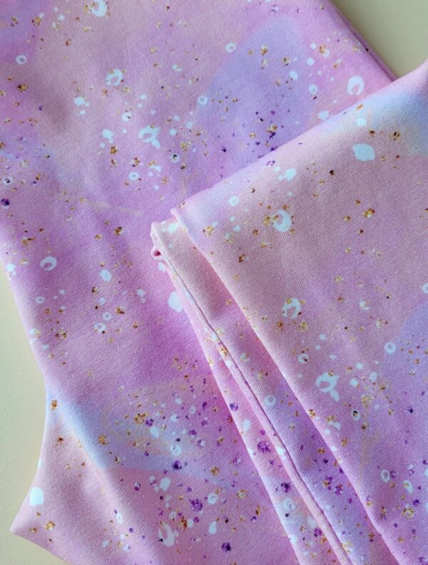 Leggings Glitzer-Optik rosa – Bild 2