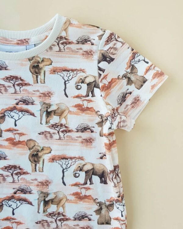 Kurzarmshirt Elefanten Gr.104 – Bild 3