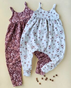 Baby Napa Romper Äste kupferbraun Gr.98