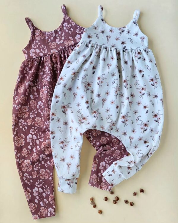 Baby Napa Romper Äste kupferbraun Gr.98