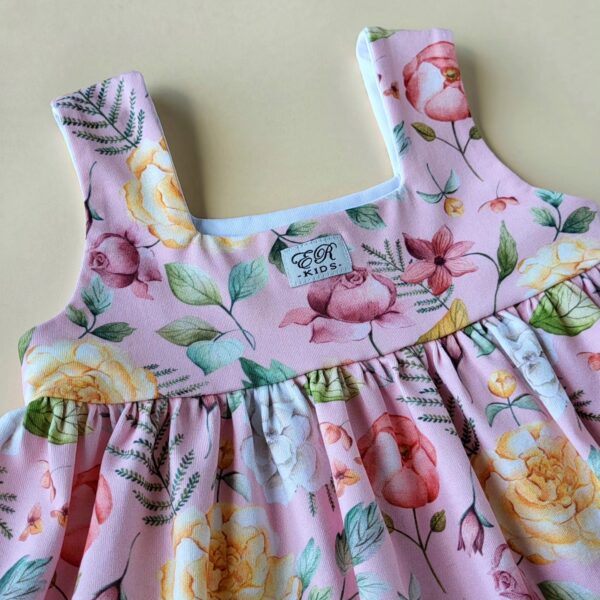 Sommerkleid Traumgarten rosa Gr. 92 – Bild 2