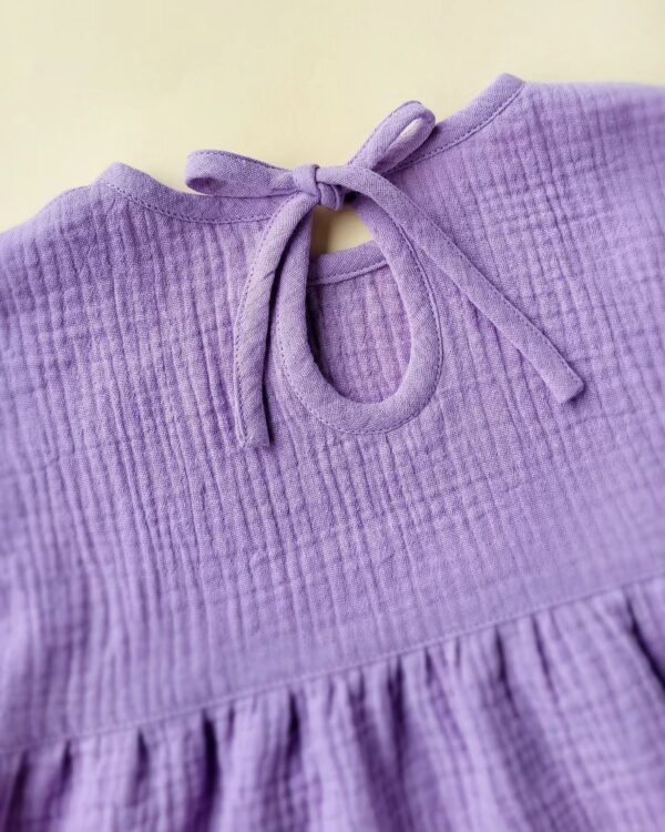 Musselinbluse flieder Gr.104 – Bild 2