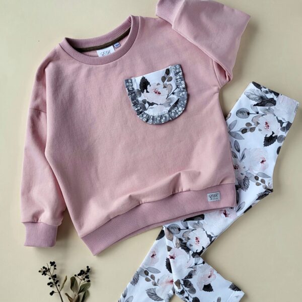 Pulli mit Leggings Set Gr.116 – Bild 2