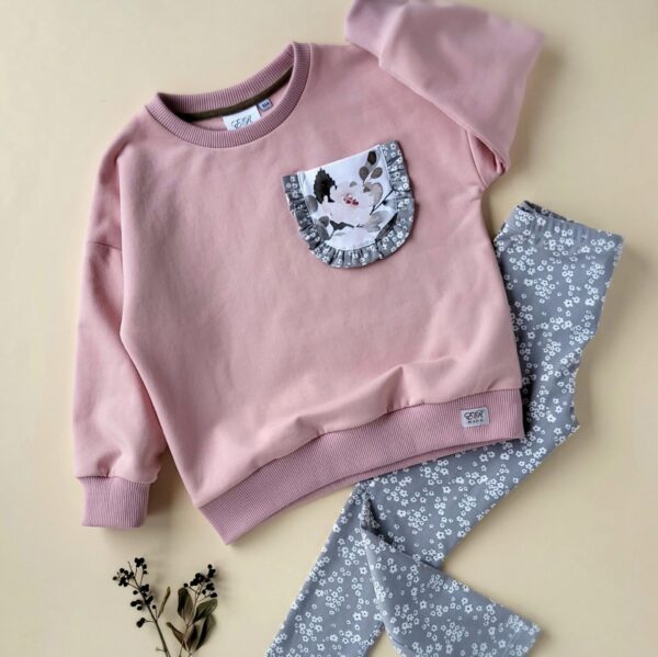 Pulli mit Leggings Set Gr.116 – Bild 3