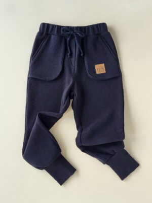 Jogger schwarz mit 3D-Taschen Gr. 116
