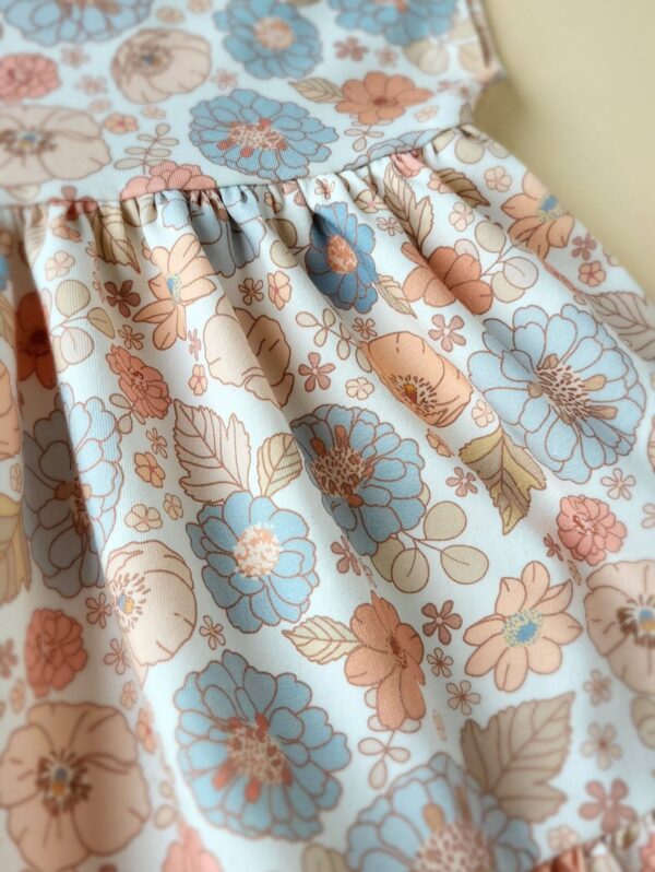 Sommerkleid Pastell Blumen Gr. 68-152 – Bild 2