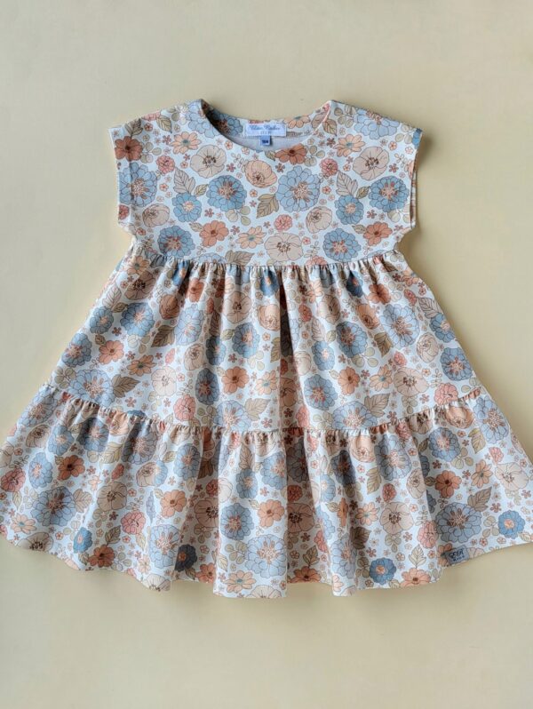 Sommerkleid Pastell Blumen Gr. 68-152