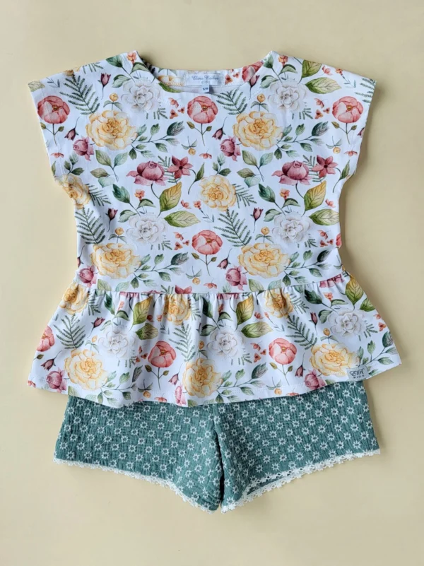 Shirt Traumgarten mit Rüsche Gr.128