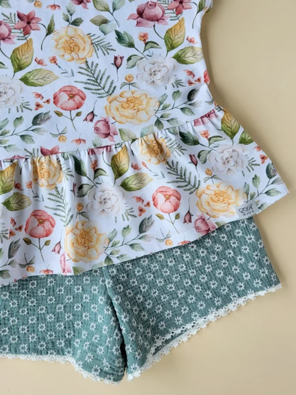 Shirt Traumgarten mit Rüsche Gr.128 – Bild 2