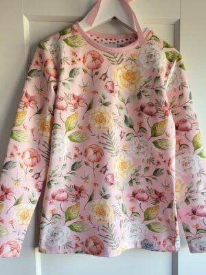 Langarmshirt Traumgarten rosa Gr. 56-152