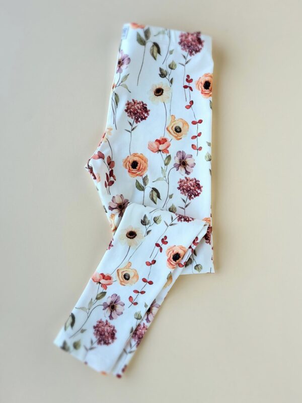 Leggings Rosengarten peach Gr. 50-158 – Bild 2