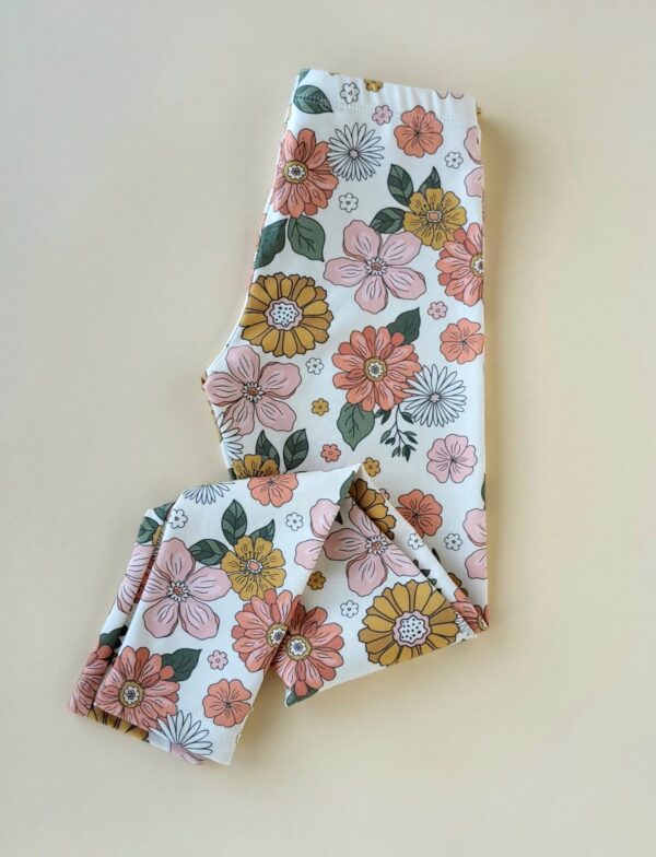 Leggings Flower Power Gr. 50-158