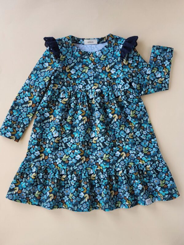 Kleid Blumen Blaumeer Gr. 110