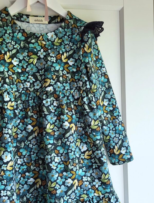 Kleid Blumen Blaumeer Gr. 110 – Bild 3
