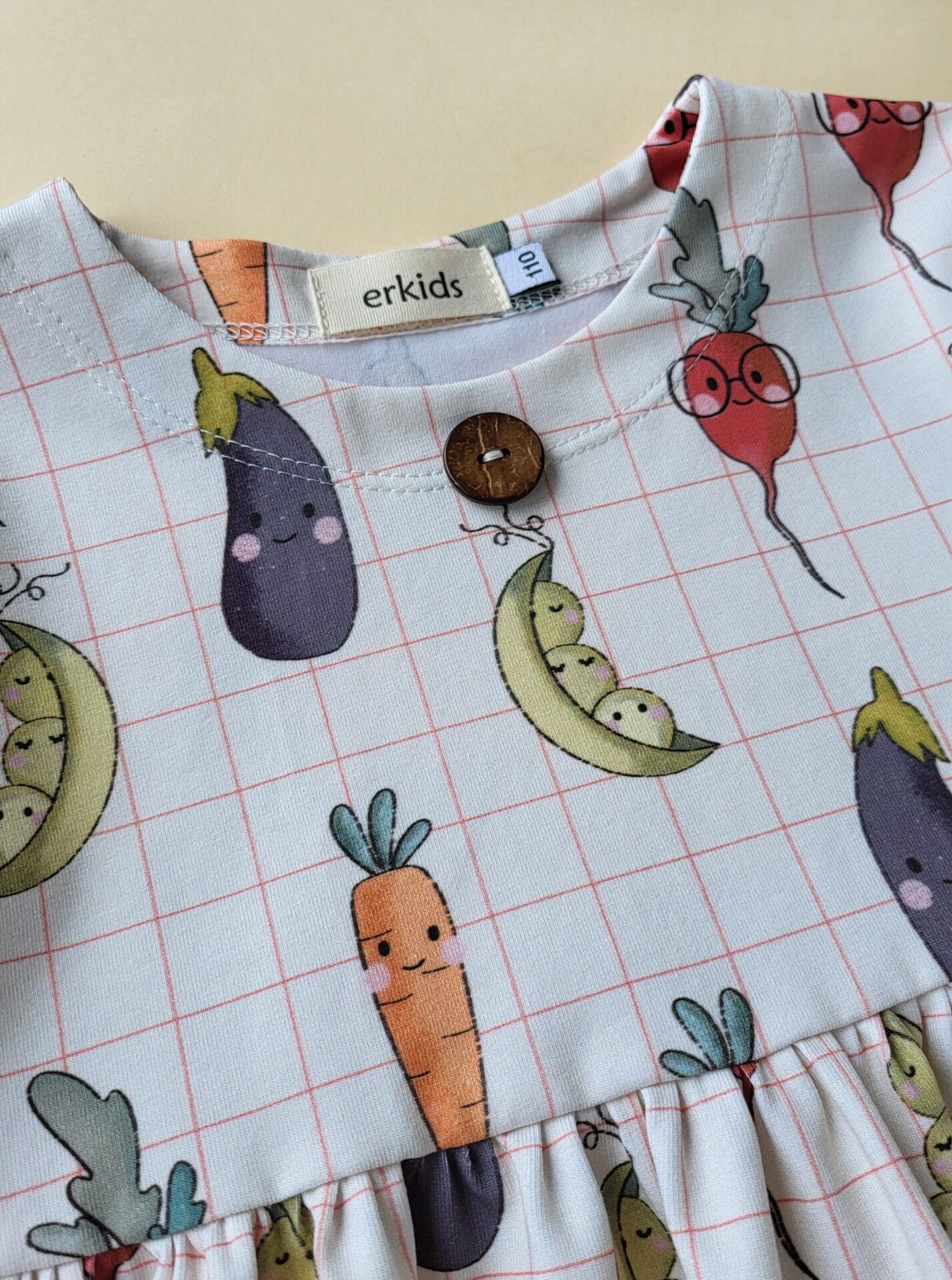 Langarm-Tunika Gemüse Gr. 110 – Bild 3