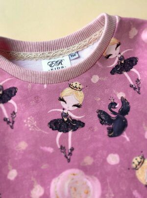 Oversized Sweater Black Ballerina Gr. 116