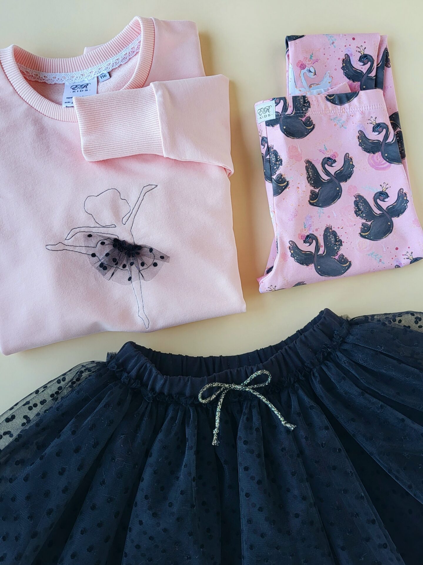 Tüllrock Dots schwarz Gr. 86-146 – Bild 5