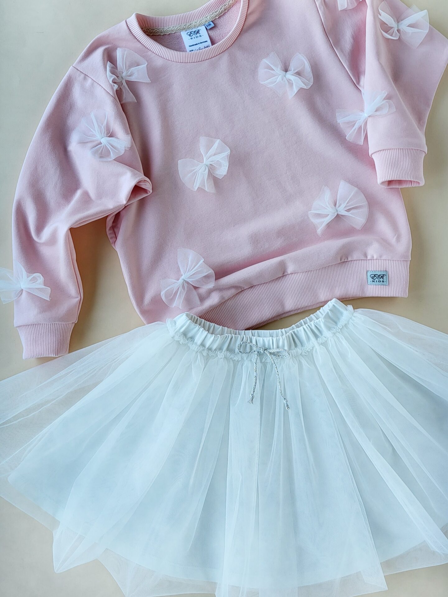 Lounge Sweater Schleifen Gr. 116