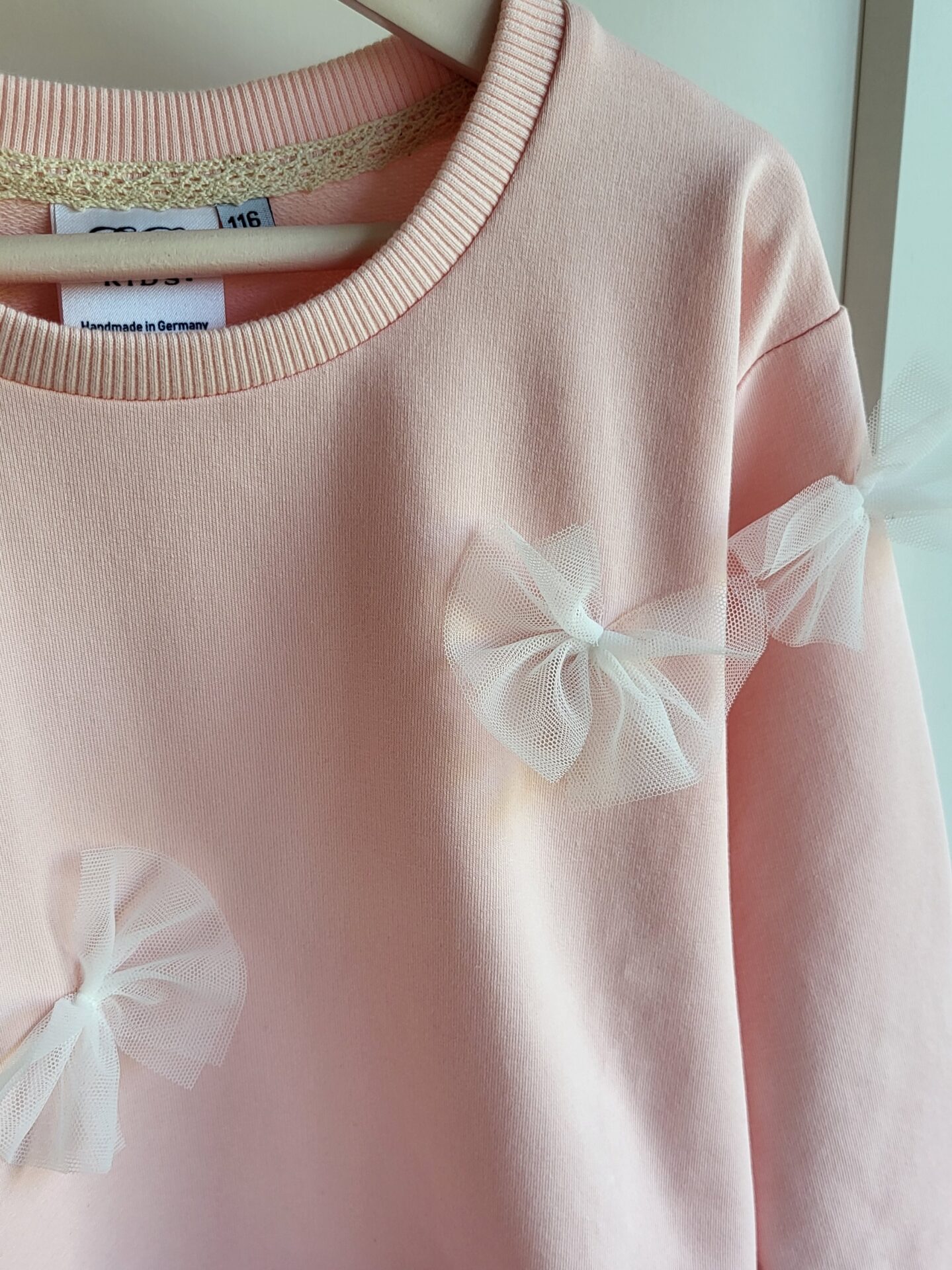 Lounge Sweater Schleifen Gr. 116 – Bild 2