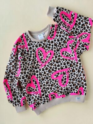 Sweater Leo Herzen Gr. 56-140