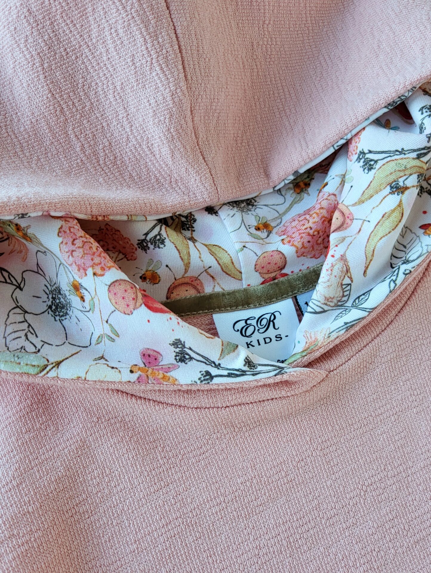 Rüschen-Hoodie Marienkäfer rosa Gr. 68-140 – Bild 3