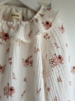 Kräusel-Tunika mit Halsrüsche Gr.122