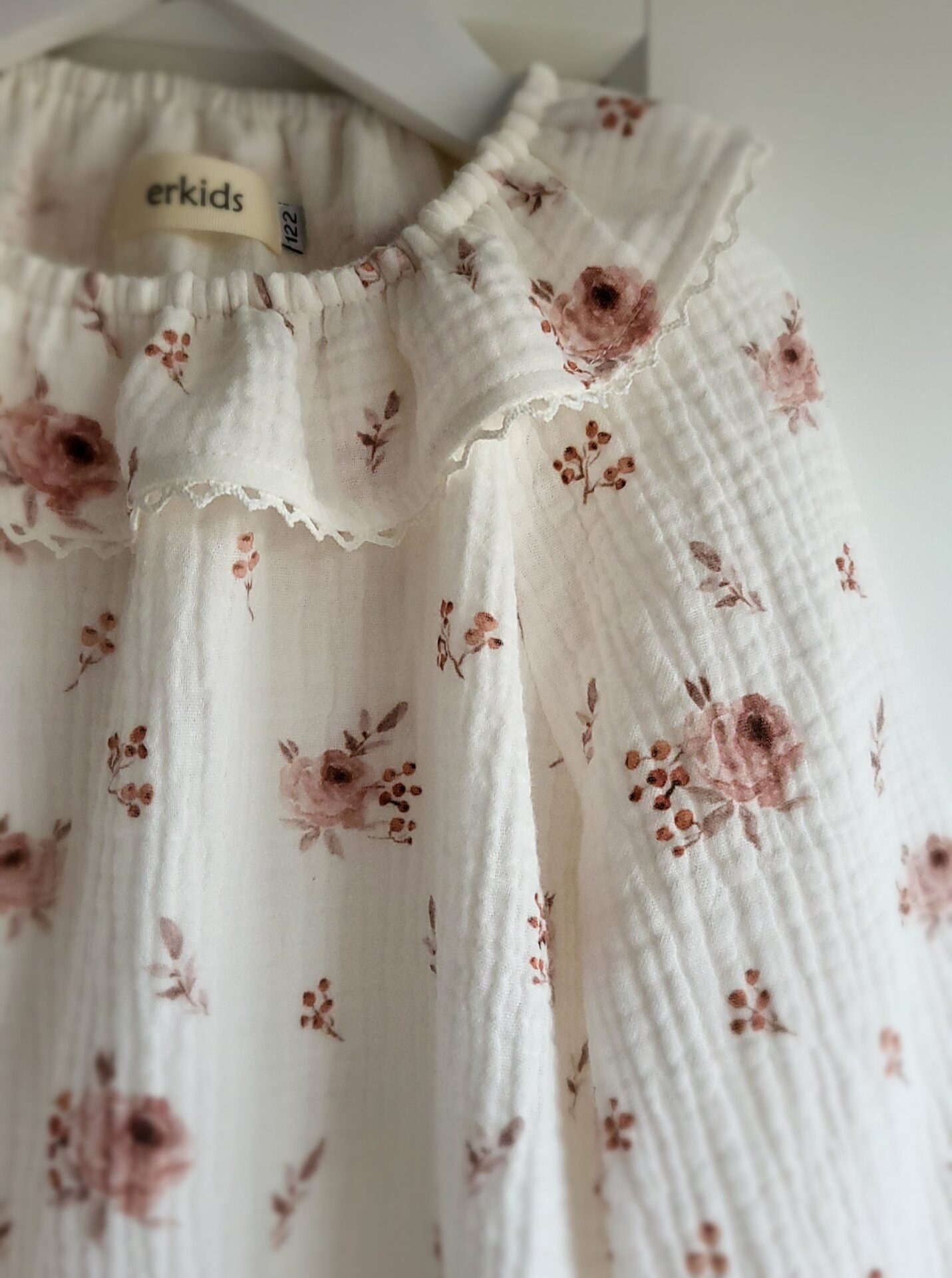 Kräusel-Tunika mit Halsrüsche Gr.122