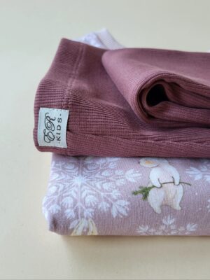 Rib-Leggings antique rose Gr. 50-158