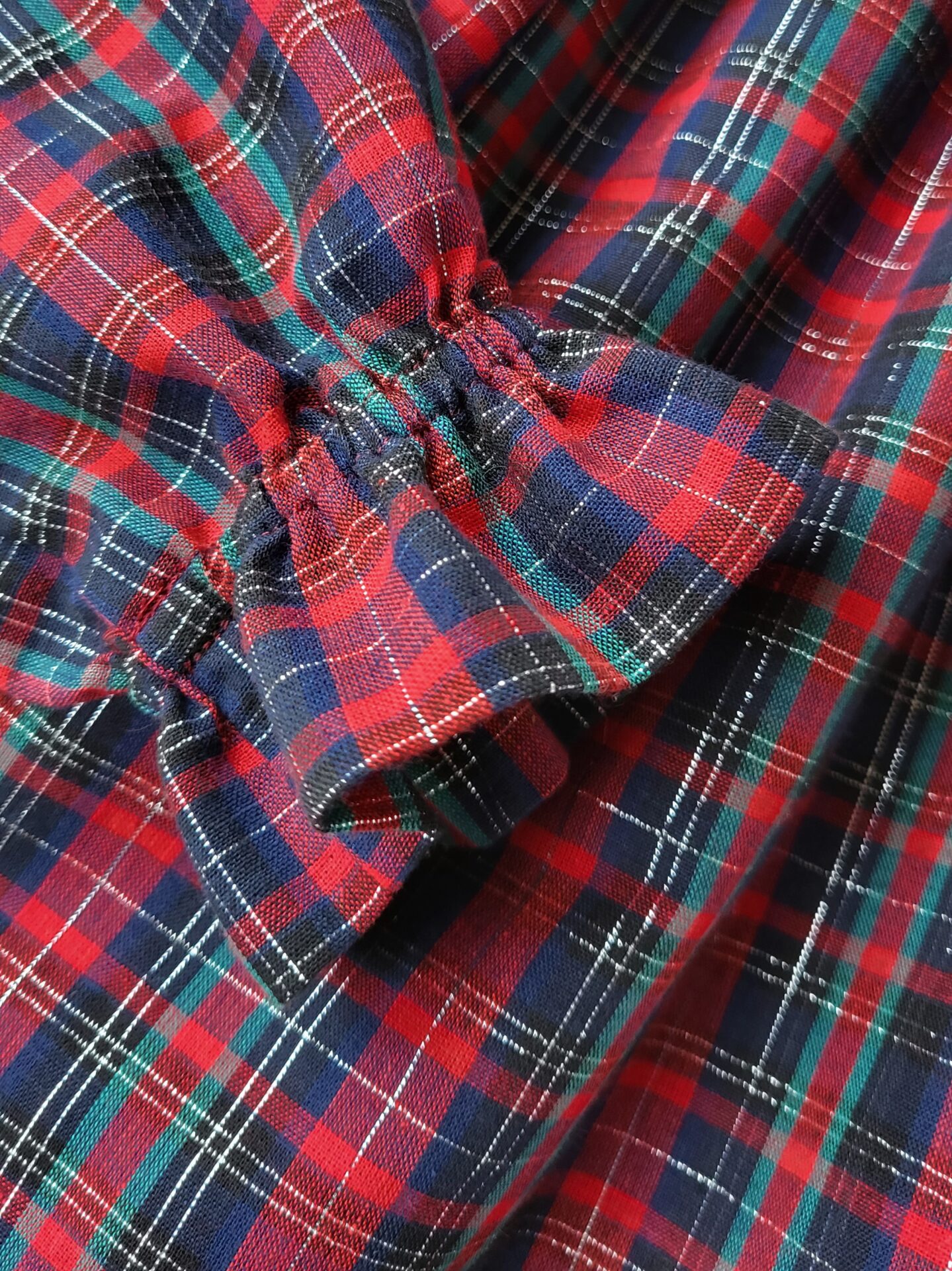 Schottenkaro-Kleid Gr.110 – Bild 3