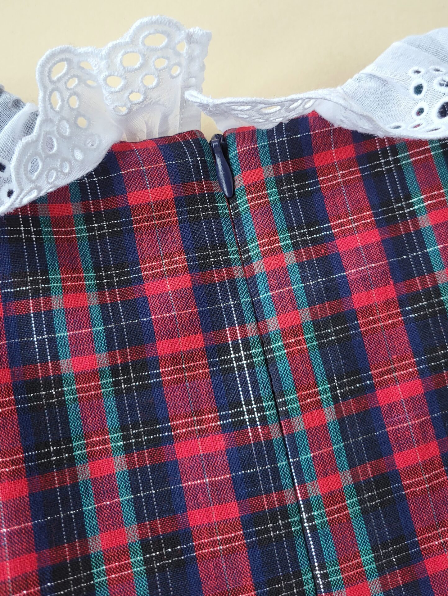 Schottenkaro-Kleid Gr.110 – Bild 4