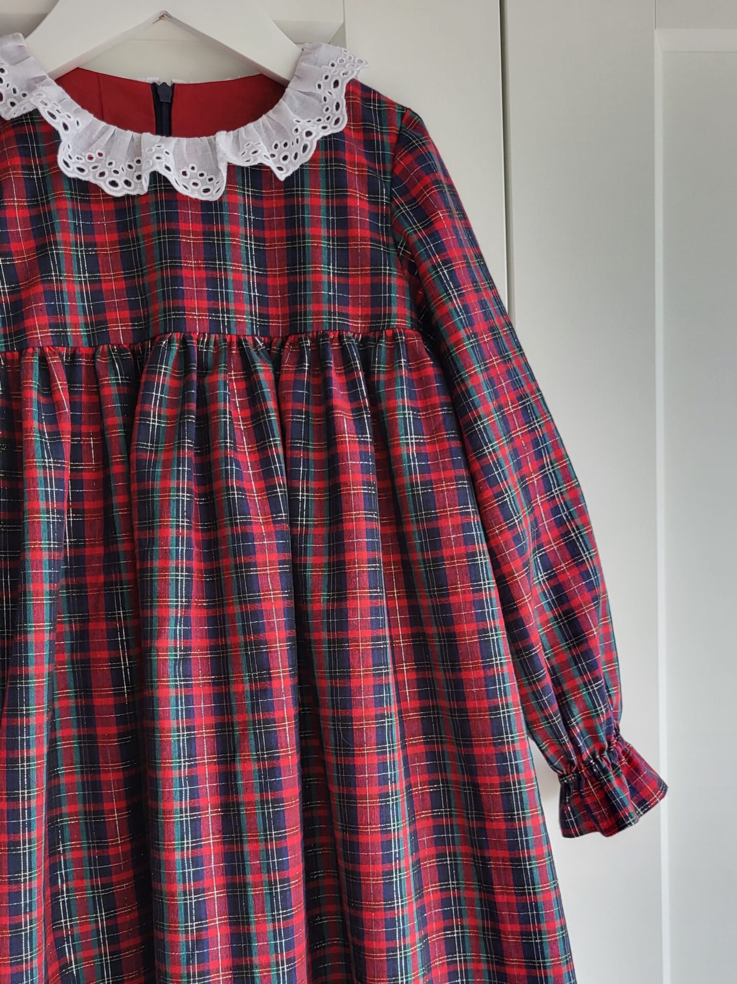 Schottenkaro-Kleid Gr.110 – Bild 6