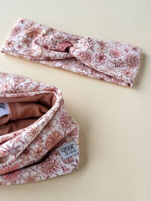 Schal mit Headband Winterpunsch KU 47-50 cm