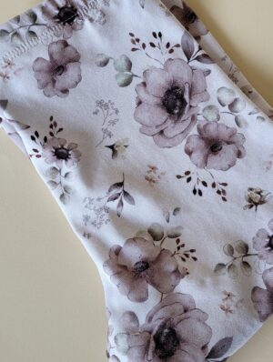 Leggings Blumen mauve Gr. 50-158