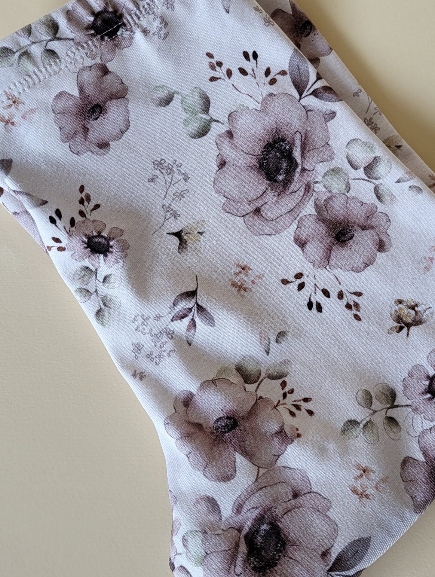 Leggings Blumen mauve Gr. 122 – Bild 2