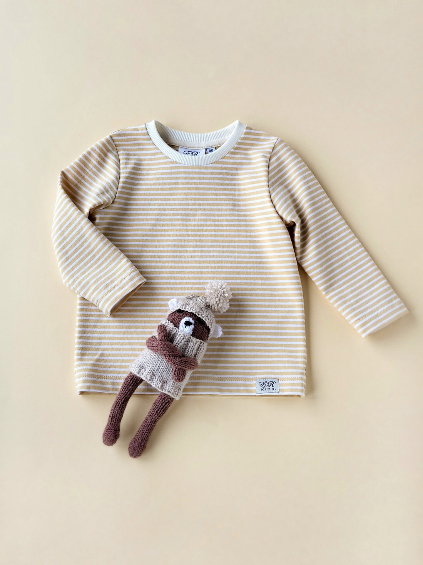 Langarmshirt Streifen Farbauswahl Gr. 56-152