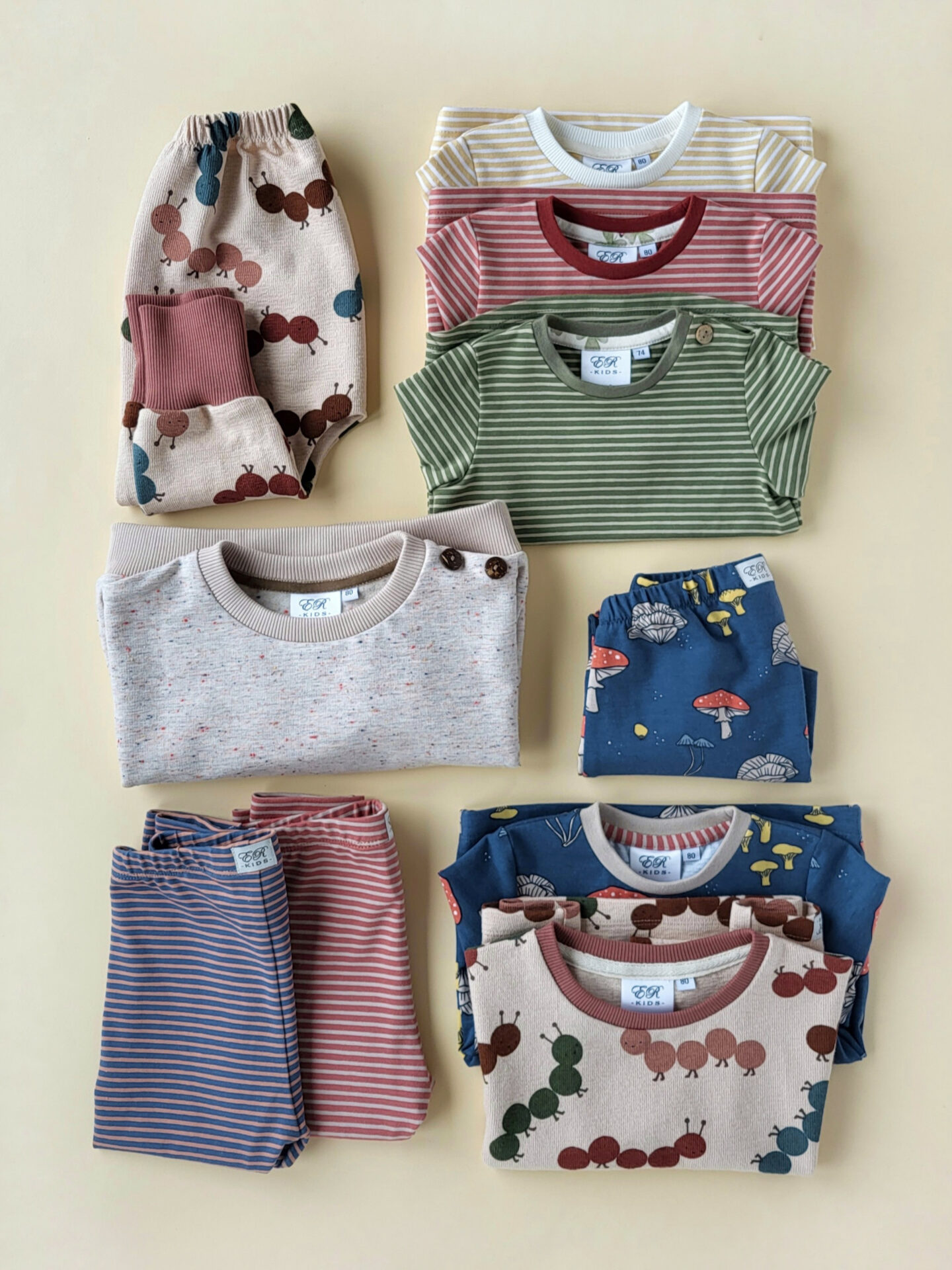 Babyleggings Streifen blau Gr.80 – Bild 4