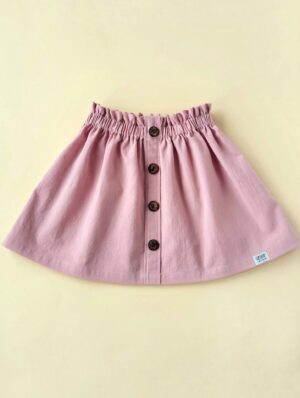 Rock mit Fake-Knopfleiste Gr.116