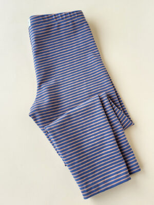 3/4 Leggings Streifen blau Gr. 134