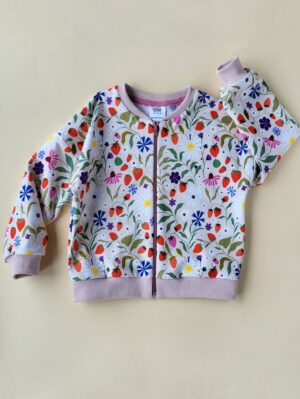 Sweatshirt-Jacke Erdbeerzeit Gr.74-152