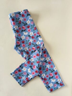 3/4 Leggings Sommerbrise rauchblau Gr.128