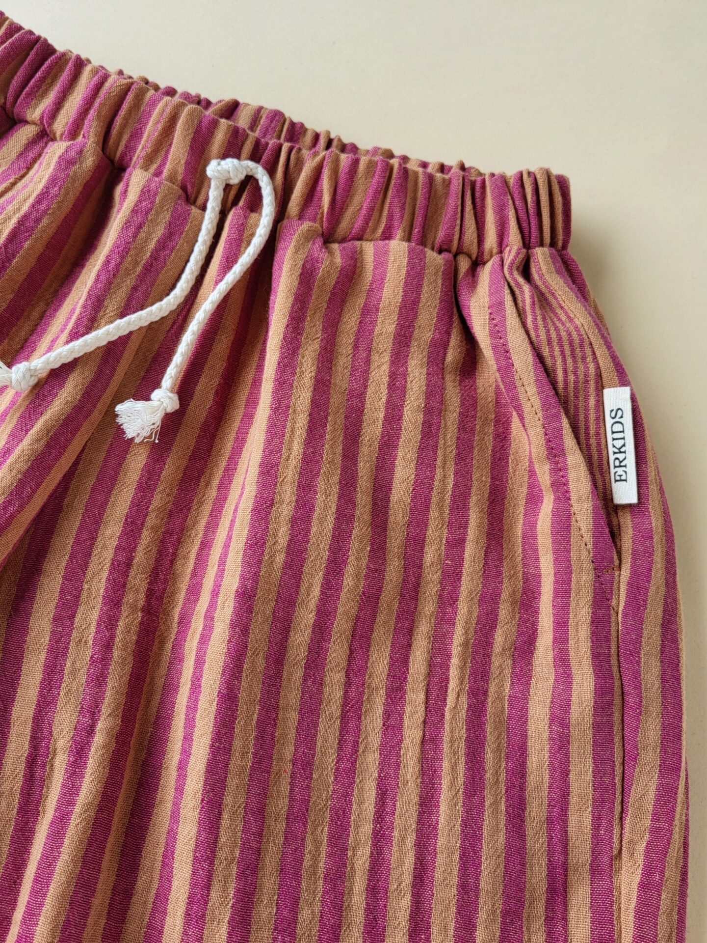 Hose Nilo Streifen fuchsia/kupfer Gr. 74-152 – Bild 2